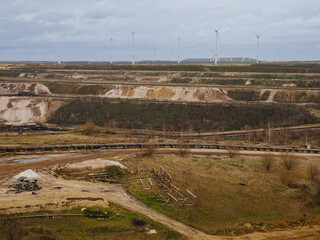 Open lignite mine in Germany