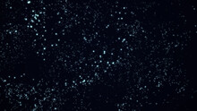 Abstract Polygonal Space Low Poly Dark Background With Connecting Dots.