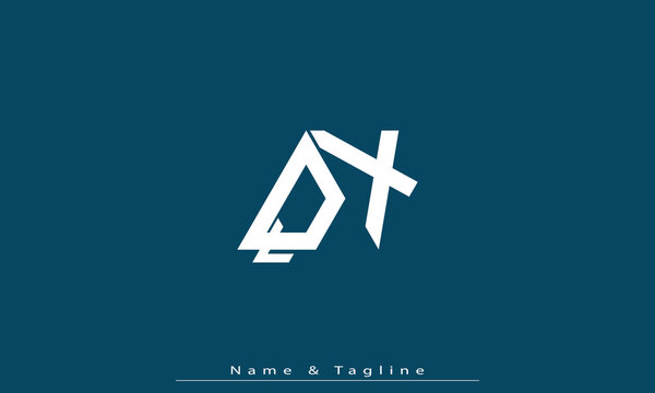 Alphabet letters Initials Monogram logo QX , XQ