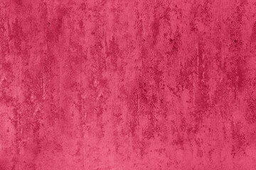 Grunge red pink texture background. Trendy color 2023 year Viva Magenta