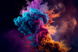 Colorful Smoke, Colorful Fog, Abstract background smoke wallpaper