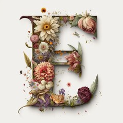 alphabet A B C D F G H J K L M N P Q R S T V X Z flower, floral, pattern, illustration, nature, design, decoration, art, leaf, card, wallpaper, vintage, flowers, christmas, frame, pi