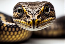 Close-up Of A Snake, Macro Photography
