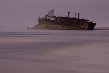 The Wreck Of The Maheno On The Eastern Beach, Fraser Island, Australia.