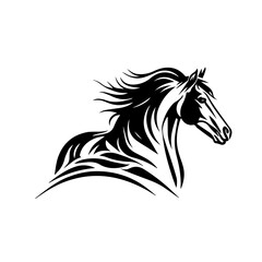 Wall Mural - Wild Mustang Logo