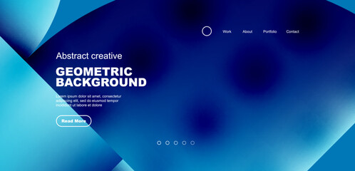 Aufkleber - Circle abstract background with fluid gradient colors. Vector illustration for wallpaper, banner, background, leaflet, catalog, cover, flyer