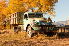 Old Truck In El Prado, Taos County, New Mexico