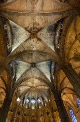 Sticker - Detail of interior of Barcelona Cathedral