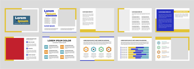 Poster - Minimalist business presentation template