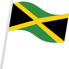 Wall Mural - Jamaica flag 2023011136