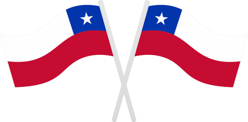 Wall Mural - Chile flag 2023011149