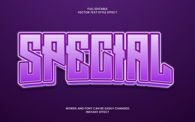 Wall Mural - Special Text Effect