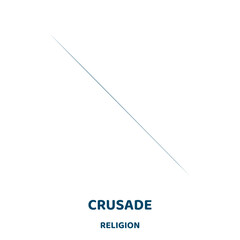 Wall Mural - crusade vector icon from religion collection. crusader filled flat symbol for mobile concept and web design. Black cross glyph icon. Isolated sign, logo illustration. Vector graphics.