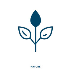 Poster - green vector icon from nature collection. label filled flat symbol for mobile concept and web design. Black eco glyph icon. Isolated sign, logo illustration. Vector graphics.