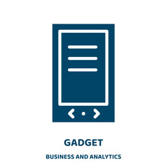 Poster - gadget vector icon from business and analytics collection. screen filled flat symbol for mobile conc
