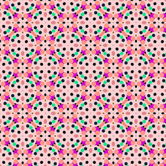 Poster - Digital computer graphics seamless pattern. Texture design for fabric, wallpaper, background.