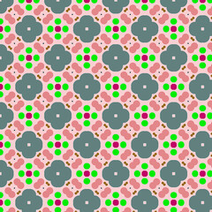 Poster - Digital computer graphics seamless pattern. Texture design for fabric, wallpaper, background.