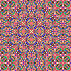 Poster - Digital computer graphics seamless pattern. Texture design for fabric, wallpaper, background.