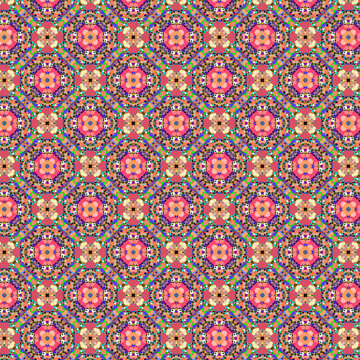 Digital computer graphics seamless pattern. Texture design for fabric, wallpaper, background.