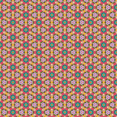 Poster - Digital computer graphics seamless pattern. Texture design for fabric, wallpaper, background.