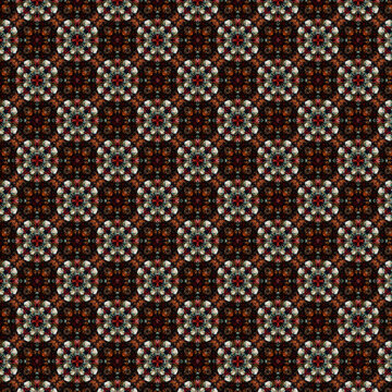 Digital computer graphics seamless pattern. Texture design for fabric, wallpaper, background.