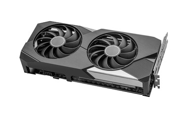 Aufkleber - Graphic video card isolated on a white background.