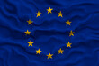 © Stanislau Vyrvich - National flag of Europe. Background  with flag of Europe.
