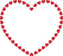Red Hearts Border Free Stock Photo - Public Domain Pictures