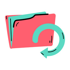 Wall Mural - folder backup