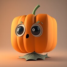 Cute Pumpkin Character