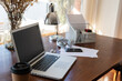 © ADDICTIVE STOCK - Cozy home office with table near window