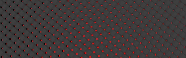 Poster - Gray abstract 3d background, banner or screensaver. Geometric figures.