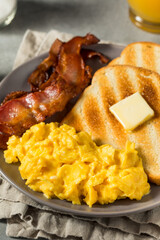 Sticker - Homemade American Scrambled Egg Breakfast