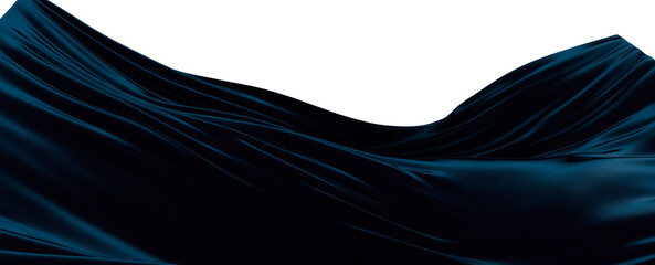 Poster - Abstract Blue Waves Stripe Pattern Background