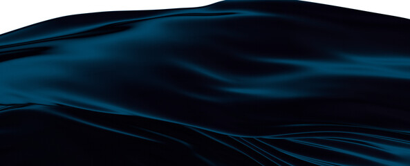 Poster - Abstract Blue Waves Stripe Pattern Background
