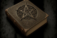 Witch's Book Of Shadows. AI Generation