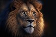a stunning likeness of a lion. Generative AI