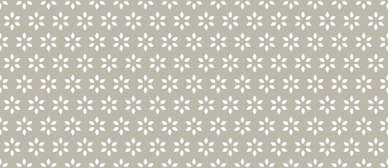 oriental seamless pattern with flower petals geometric shape vector illustration