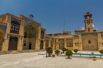 Wall Mural - Courtyard of Emad-Ol-Dowleh (Emad o dolah) mosque in Kermanshah, Iran