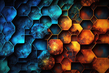 Poster - abstract backgrounds, abstract background matrices. generative ai