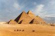 Pyramids in Cairo, Egypt taken in January 2022