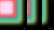 Prismatica Minimalist Fuzzy Square Gradient on Dark Background with Grain Texture and Bold Saturated Green Red Pink Colors Radiating Central Glow with Easy to Customize Swatch Colors