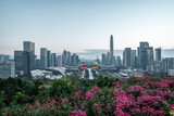 Fototapeta Nowy Jork - Shenzhen Hyundai Building Street View