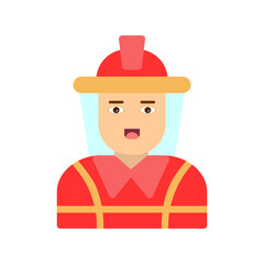 Sticker - Firefighter Icon