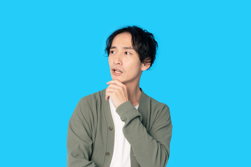 Poster - 考える男性
