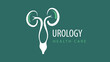 Logo for urology. Vector illustration