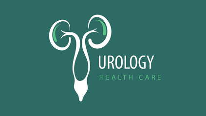 Wall Mural - Logo for urology. Vector illustration