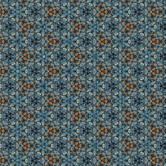 Poster - Digital computer graphics seamless pattern. Texture design for fabric, wallpaper, background.