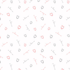 Wall Mural - Valentine's day.Retro style Valentine's day. 2000s. Line art drawing.Cartoon style. Retro elements.Retro style Valentine's day. Valentines day greeting card.Doodle valentine's set in y2k style