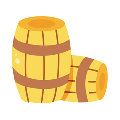 Poster - Wooden Barrels 